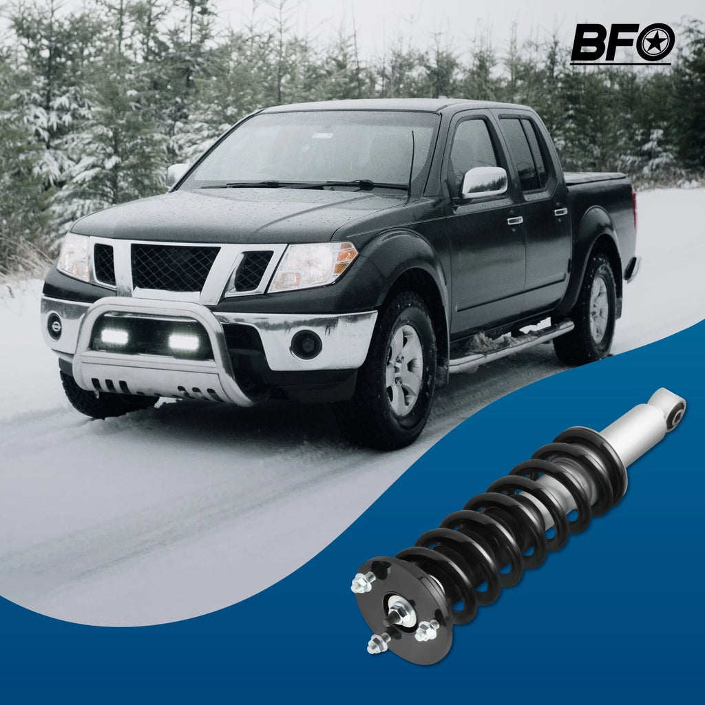 2X Front Complete Struts Coil Assemblies for Nissan Frontier 4WD (2005–2022)
