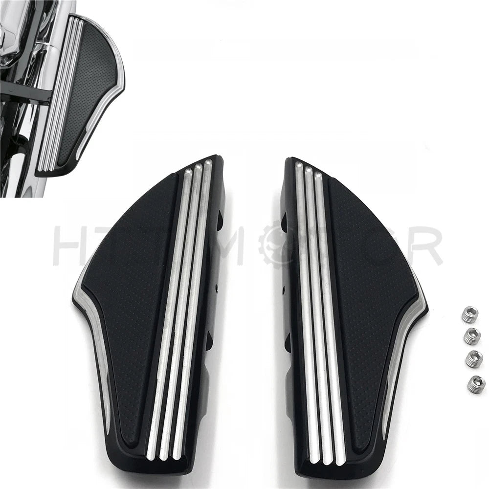Shark Fin Passenger Footboard for Harley Softail Slim Fat Boy Road King (2014–2023)