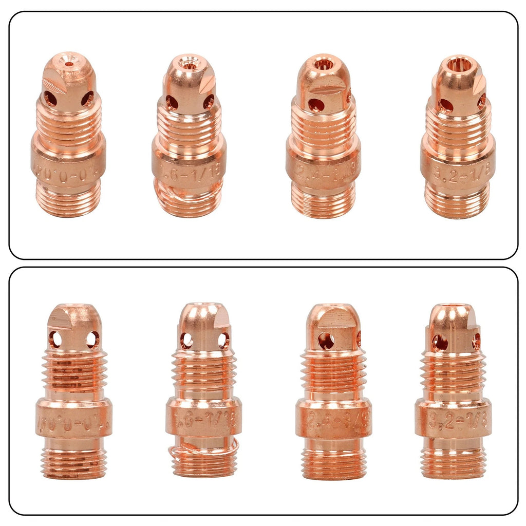 90Pcs WP-17/18/26 TIG Welding Torch Gas Lens Glass Cup Kit for