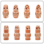 90Pcs WP-17/18/26 TIG Welding Torch Gas Lens Glass Cup Kit for