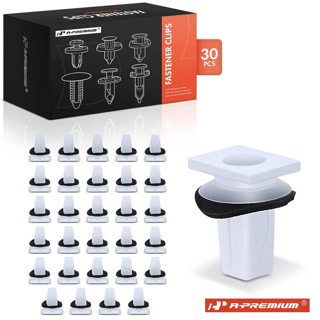 Set of 30 Bumper Bracket Screw Grommets with Sealer Clips for Kia