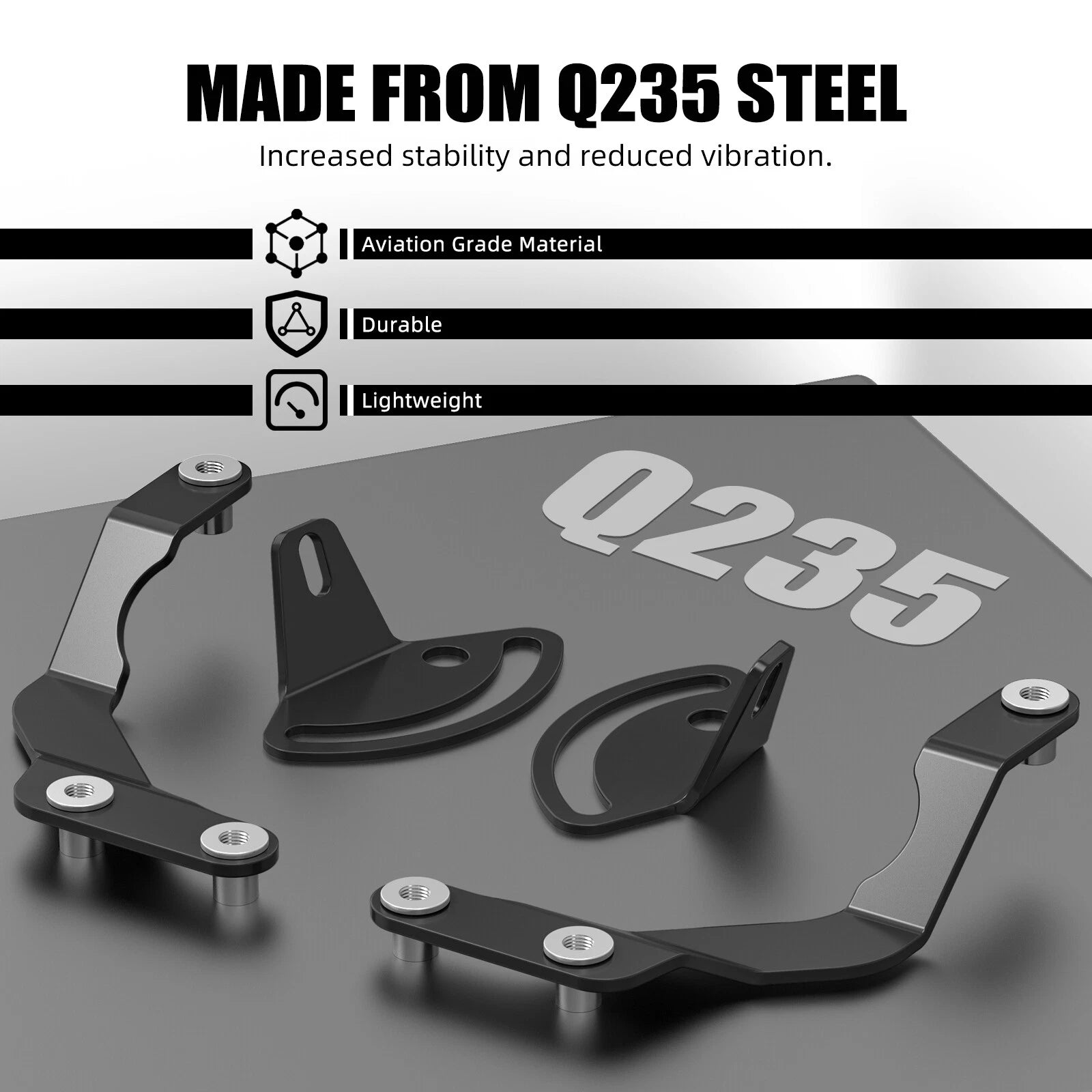 Windshield Support Reinforcement Bracket for BMW R1200GS (2004–2012)