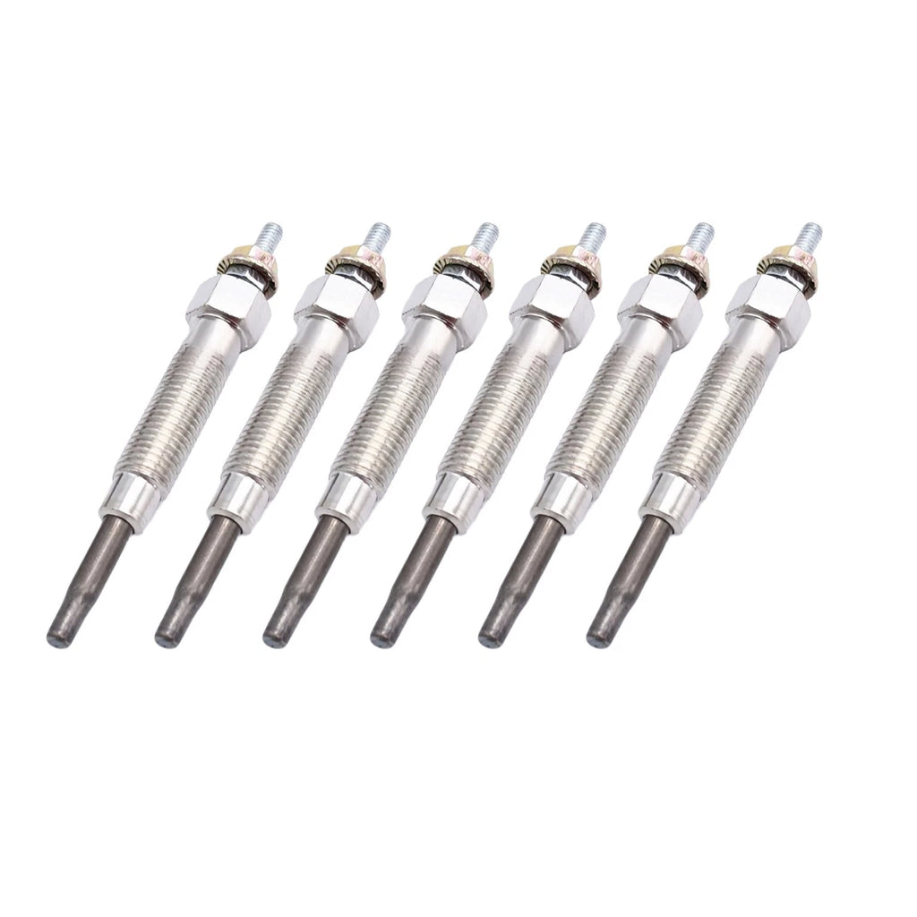 6X Glow Plugs for Mitsubishi Triton MK L200 K77T (1996–2006) 2.8L 4M40