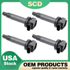 Set of 4 Ignition Coils for Toyota Echo Yaris Scion xA xB (2000–2017) UF316