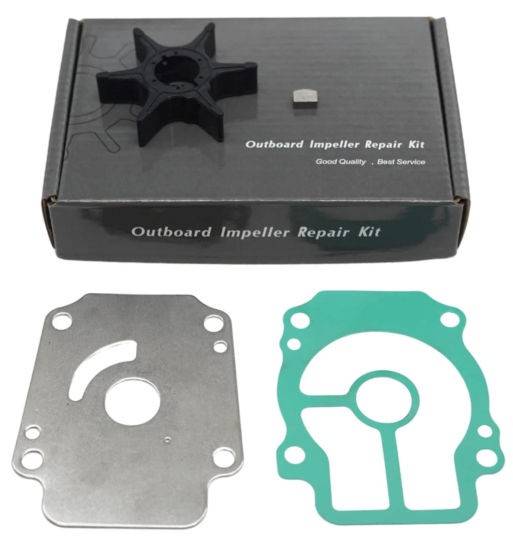 Outboard Water Pump Impeller & Plate for Suzuki 4-S (17461-94L00, 17471-94L20)