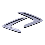2 x Chrome Fender Vent Cover Strip for BMW X5 F15 (2014-2016)