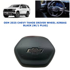 Driver Wheel Airbag for Chevy Tahoe (2025) W/1 Plug Black