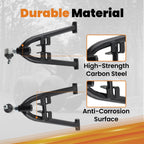 Set of 2 Front Lower & Upper A-Arms for Yamaha YFZ450 (2004–2013)