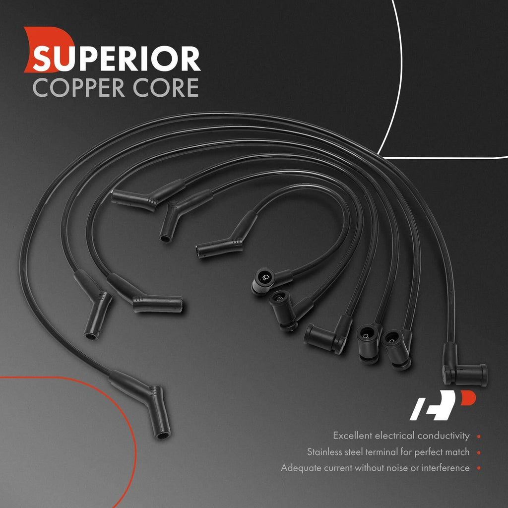 6x Spark Plug Wire Sets for Mazda B3000 (2001-2002) Ford Ranger (2001-2003)