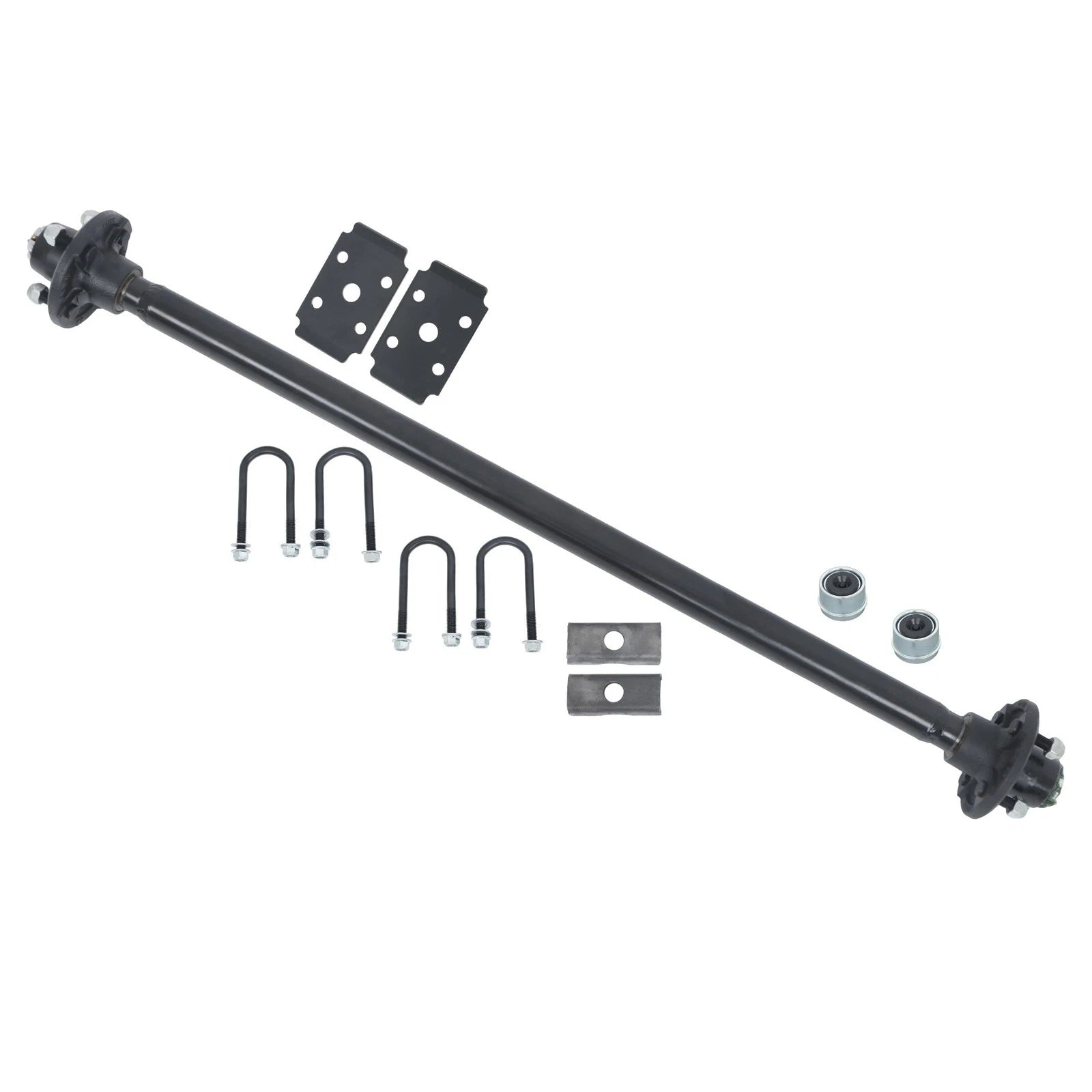 Utility Boat Trailer Axle 2000lbs 44" Hub Face 4 Lug Hubs