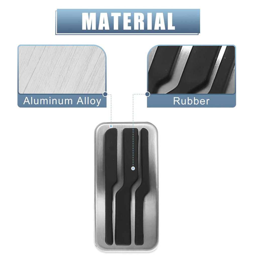 Anti Slip Clutch Brake Gas Accelerator Pedal Cover Kit for Ford 