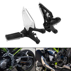 Front Driver Footpegs Peg Bracket for Kawasaki Z900 (2017–2024)