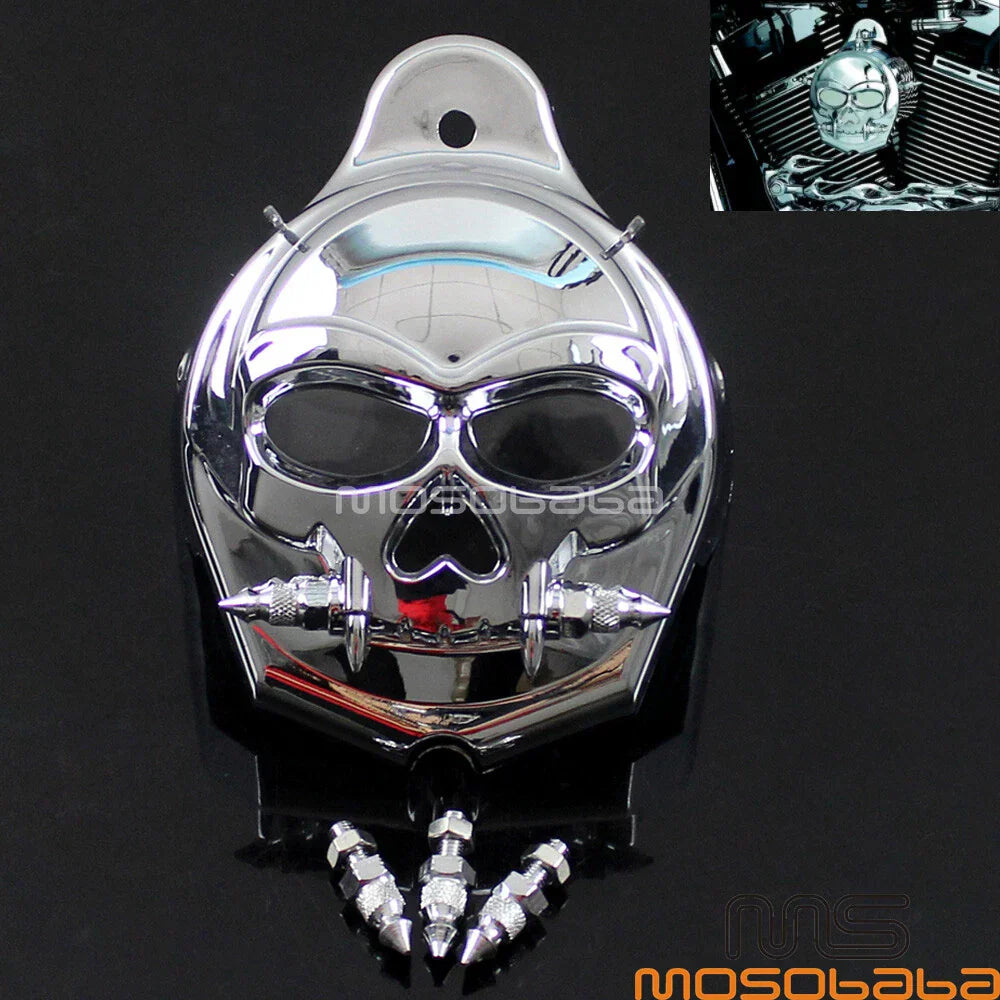 Chrome Infinity Zombie Horn Cover for Harley (1992-2014)