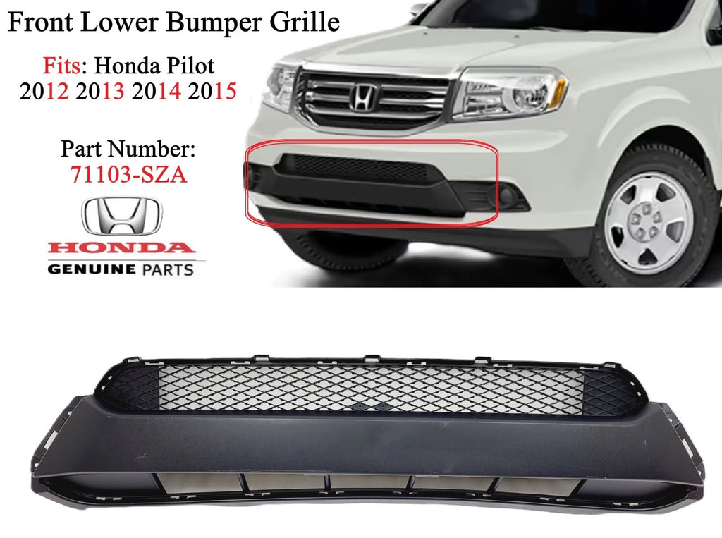 Front Bumper Lower Grille Mesh for Honda Pilot (2012–2015) 71103-SZA