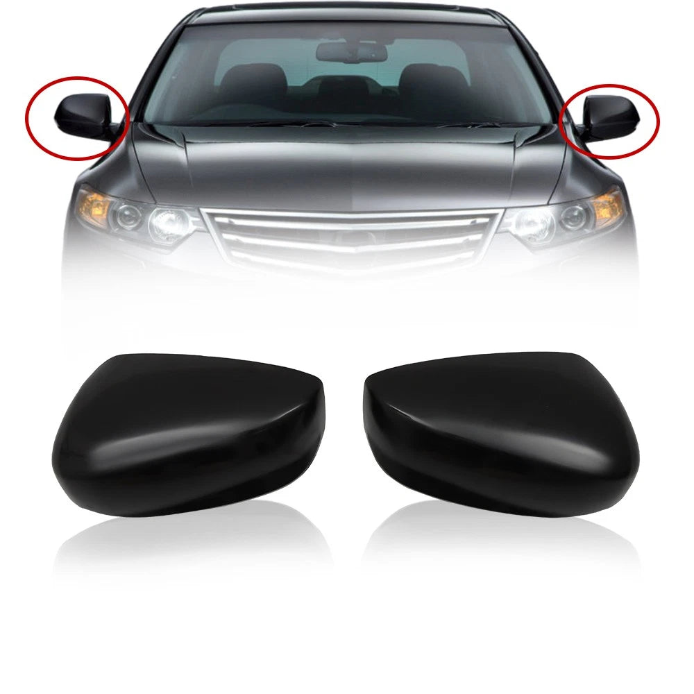 Set of 2 Door Mirror Cover Caps for Honda Accord (2008–2012)