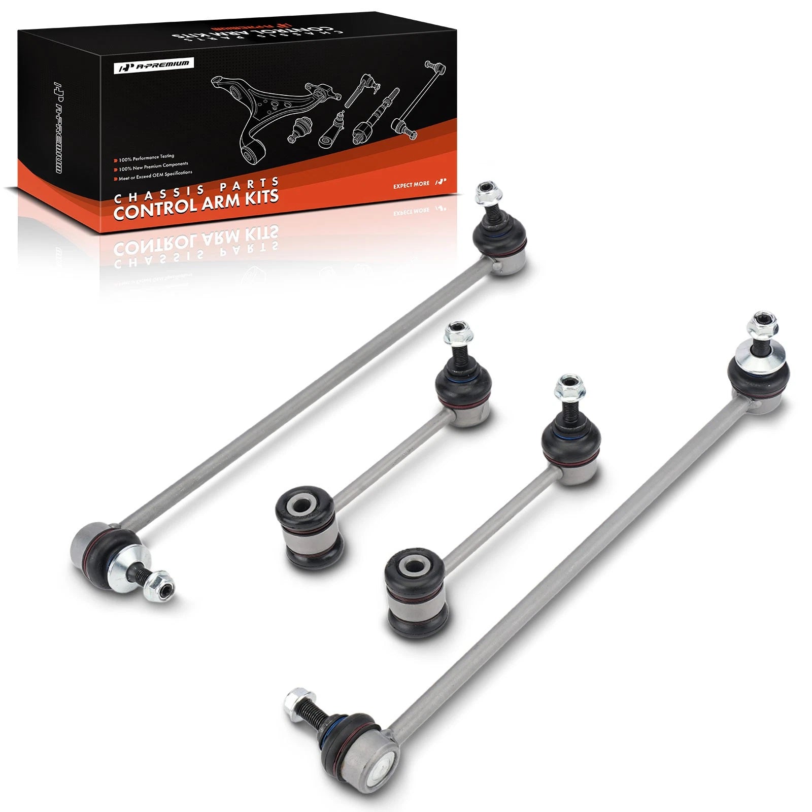 Set of 4 Suspension Stabilizer Bar Links for BMW M3 M4