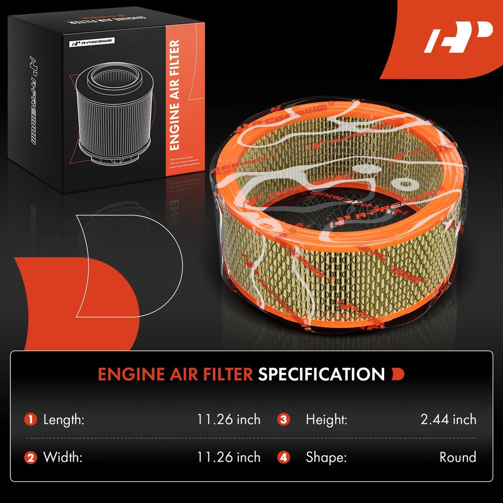 2X Engine Air Filter for Nissan Pathfinder (1987–1989) Datsun 200SX 510