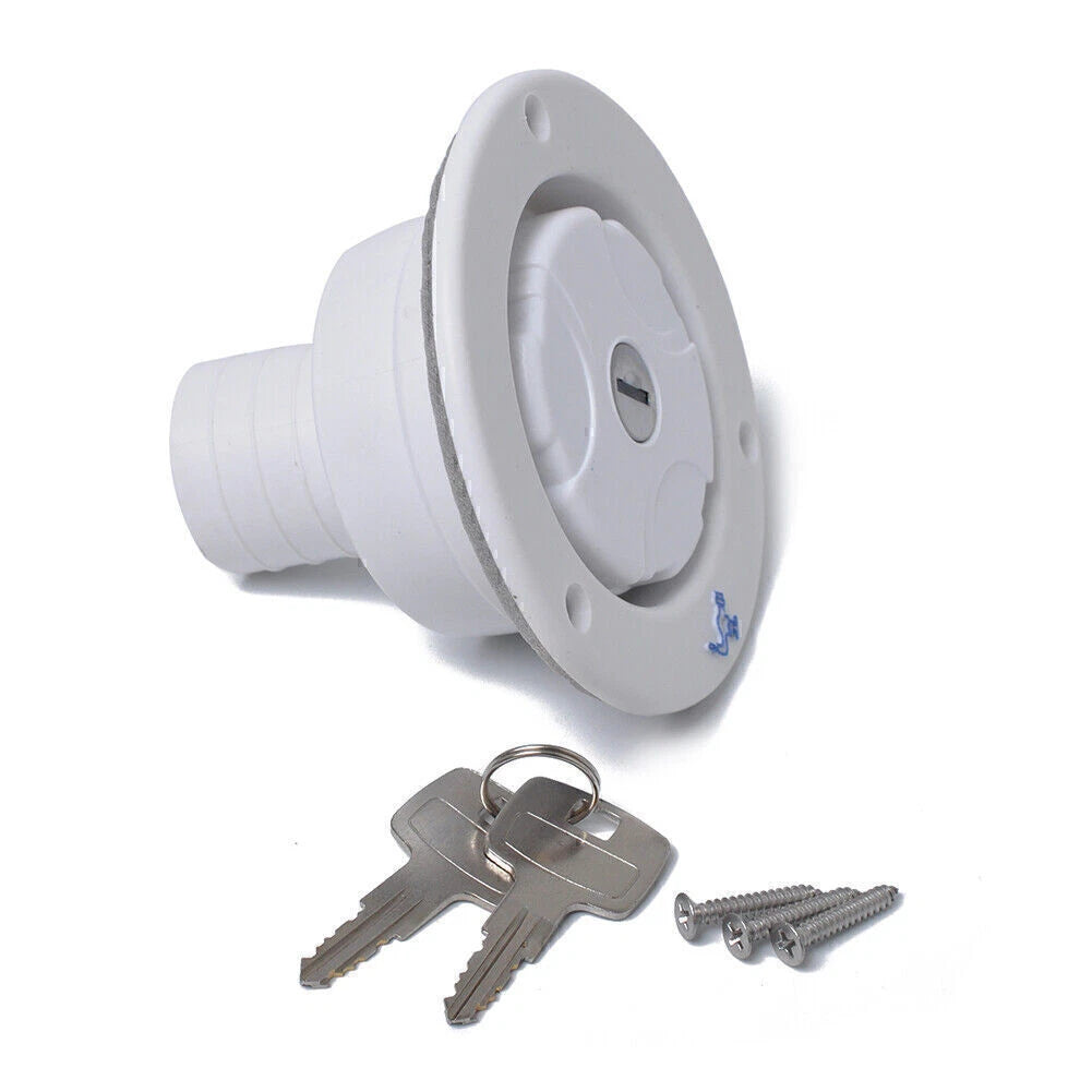 Locking Gravity Water Inlet Fill Dish Hatch for RV Camper Trailer (2010–2023)