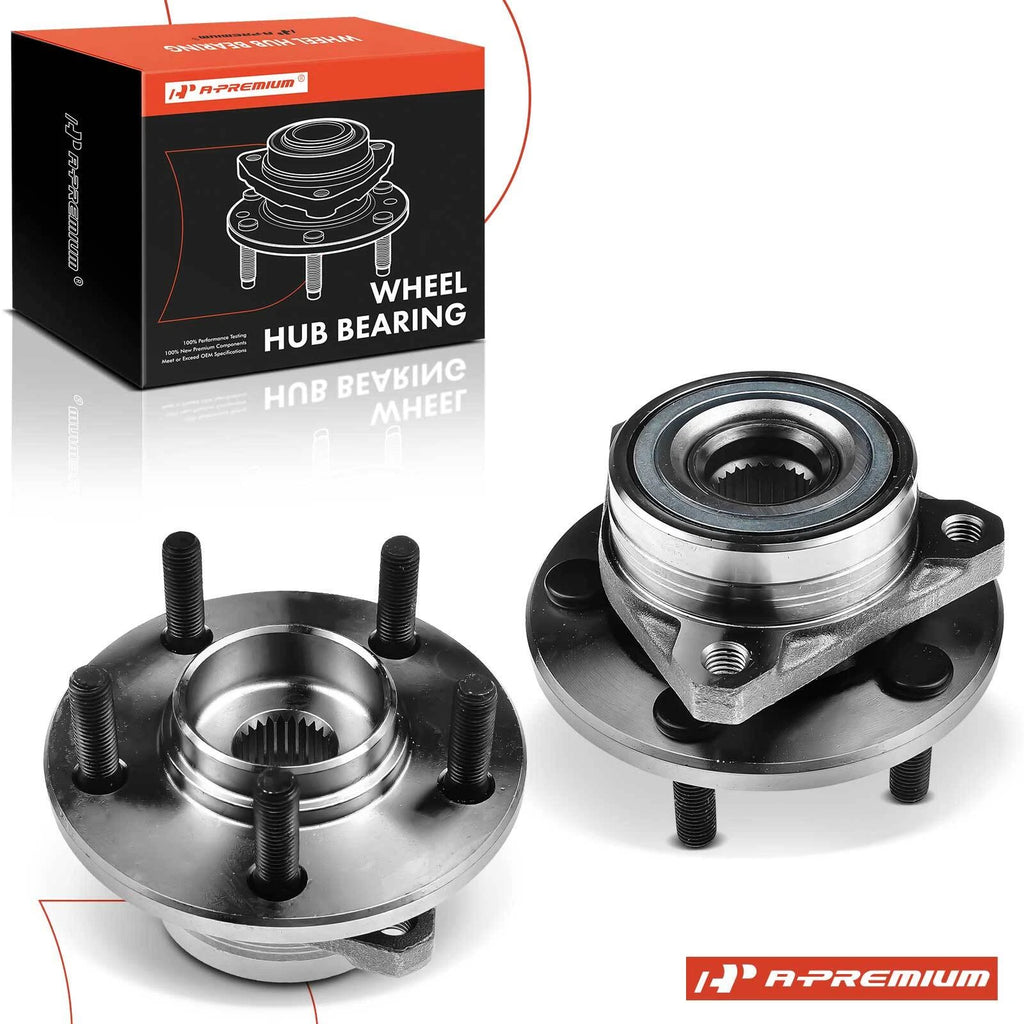 2X Front Wheel Hub & Bearing Assembly for Ford Taurus (1996–2007)