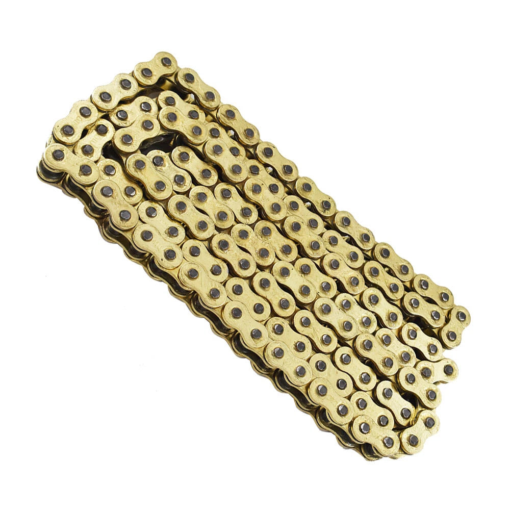 Heavy Duty O-Ring Drive Chain for Motorcycle (530 Pitch, Gold Color)