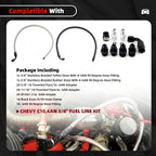 6AN Power Steering Hose Kit for Chevy LS Swap