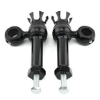 1" Black Handlebar Mount Clamps Risers for Harley Dyna Softail Breakout (2013–2023)