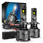 2X H7 LED Headlight Bulbs for 6000K Cool White