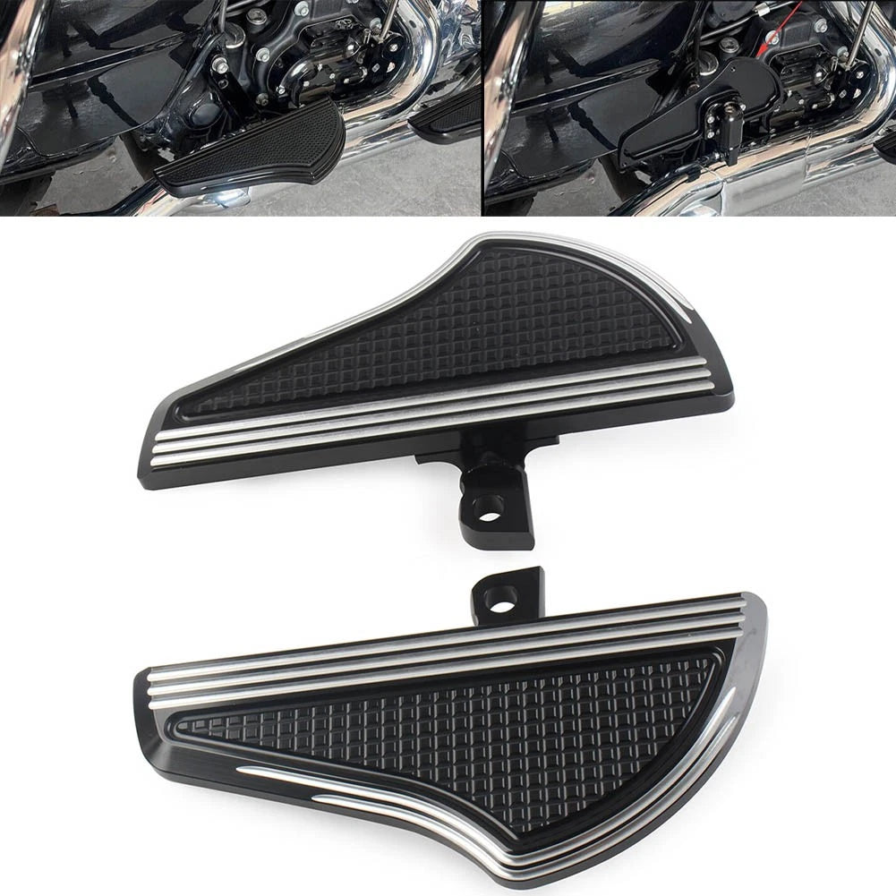 Rear Floorboards Footpeg for Harley Dyna Softail Electra Glide V-Rod
