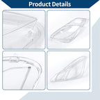 1 Pc Headlight Lens Cover for Mercedes-Benz E350 (2009–2016) No. 2078205461