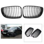 Front Kidney Grille for BMW 1 Series E81 E82 E87 E88 (2007–2013) Matte Black