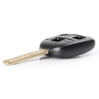 3 x Buttons Replacement Key Fob Shell Case for Lexus Car Black