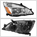 Headlights for Honda Accord (2003–2007) Pair Chrome Housing