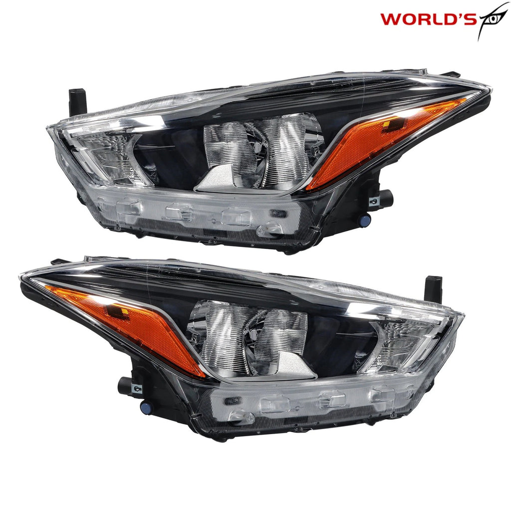 Set of 2 Halogen Headlights for Nissan Kicks (2018–2020)