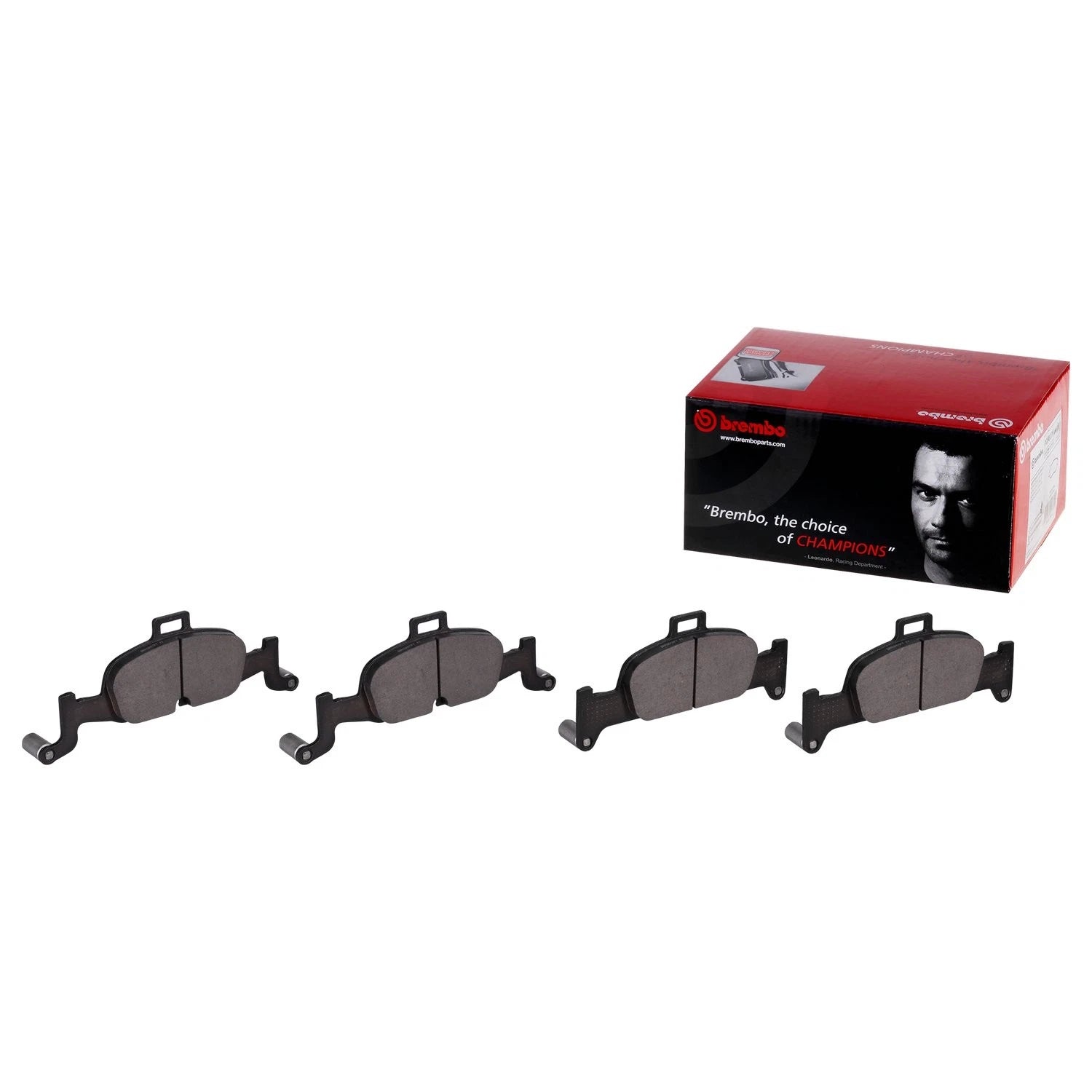 Set of 4 Brembo Front Ceramic Disc Brake Pads P85160N for Audi TTS Quattro (2016–2022)