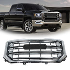 Chrome Front Bumper Grille for GMC Sierra 1500 (2016-2019)