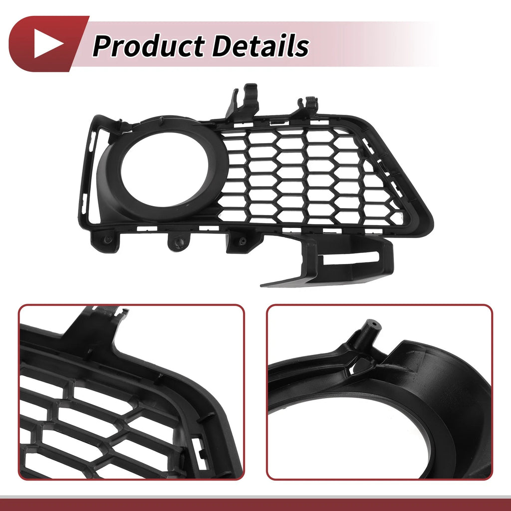 1 Pc Fog Light Grill for BMW 3 Series (2012) No. 51118054156 Black