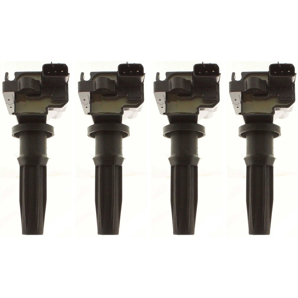 Set of 4 Ignition Coils for Hyundai Santa Fe, Kia Optima, Sonata (1999–2005)
