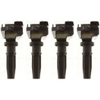 Set of 4 Ignition Coils for Hyundai Santa Fe, Kia Optima, Sonata (1999–2005)