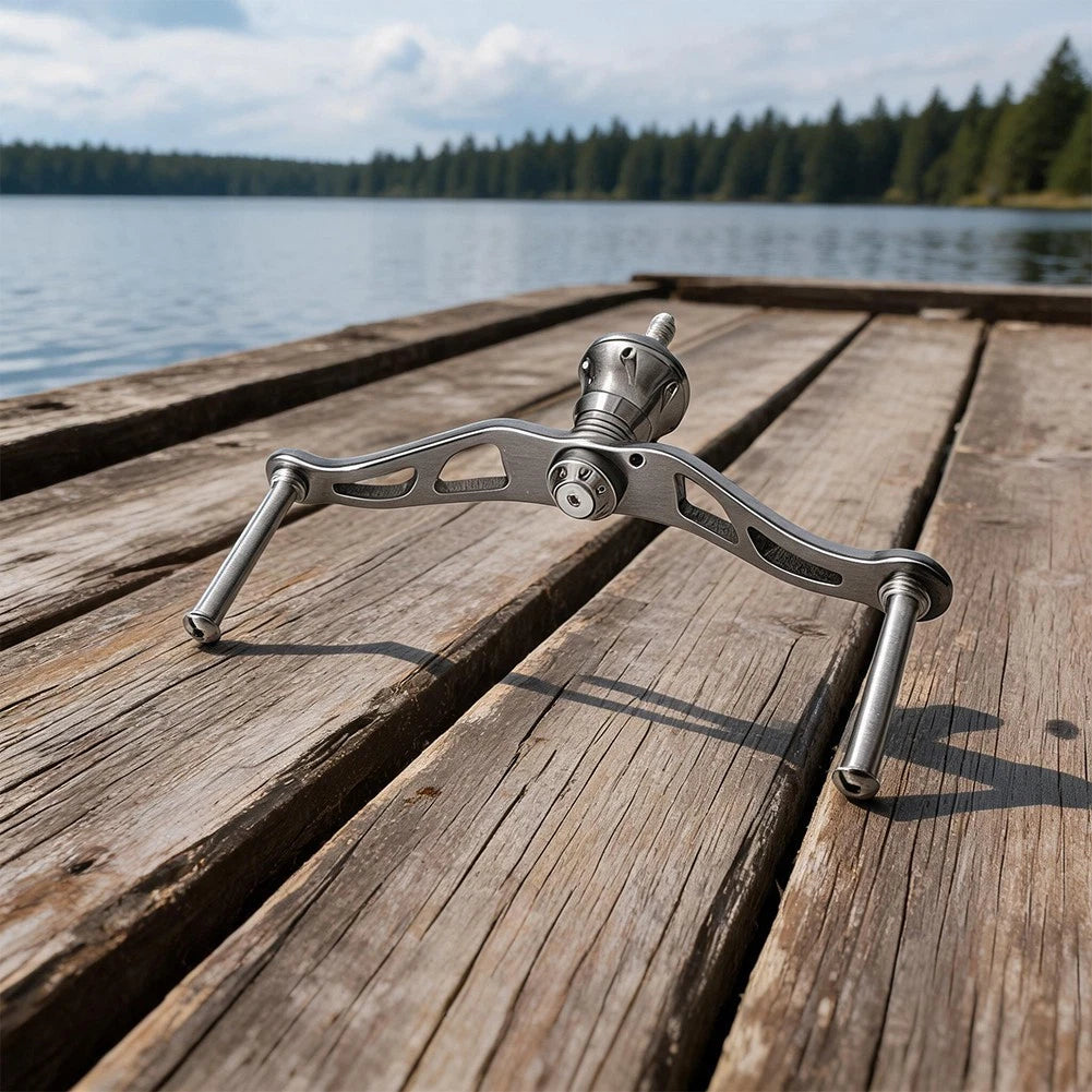95mm Fishing Reel Handle for S Spinning Models (Aluminum Alloy)