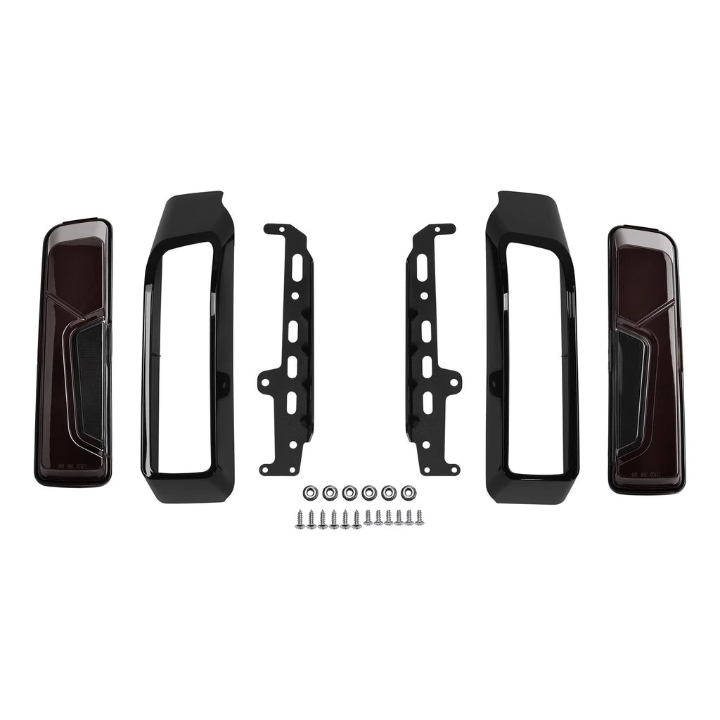2X Rear Fender Saddlebag LED Side Lights for Harley CVO Street Glide (2023–2026)