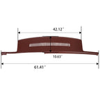 Molded Dash Cover Overlay for Chevy GMC Sierra Silverado C1500 (1988–1994)
