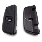 Hana Square Passenger Footboard Black for Harley Dyna/Softail (2006–2019)