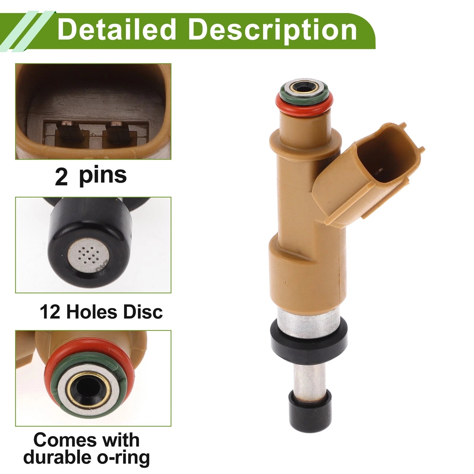 Fuel Injector for Toyota Tundra (2002–2014) 23250-0C020, 23250-0C021