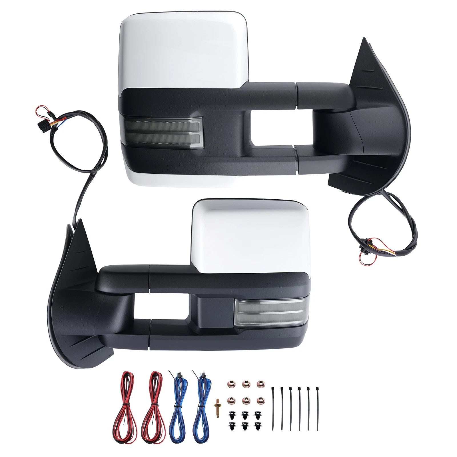 Side View Mirror for Chevy Suburban 1500 2007-2014 Extendable Smoked