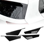 2X Rear Window Spoiler Side Wing Trim for Volkswagen Golf 8 (2020–2021)