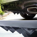 4X Rear Bumper Diffuser Shark Fin Spoiler Lip Splitter for Universal Fit