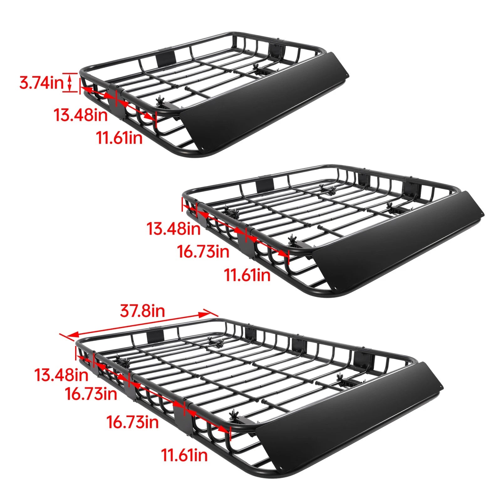 64'' Roof Rack for SUV Cargo Carrier (500LBS Capacity)