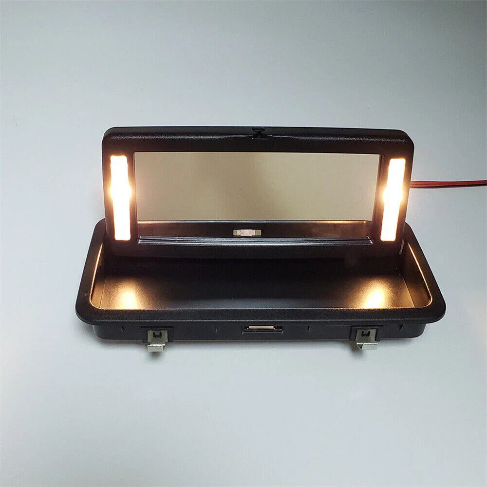 Rear Row Makeup Mirror with Lights for Jaguar XJ (2010-2019)