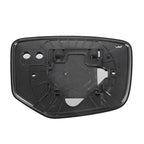 Left Side White Mirror Glass w/ Back for Honda Accord (2008–2010)