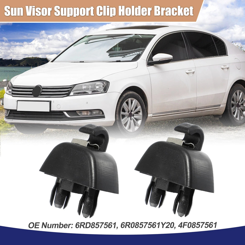 2X Sun Visor Support Clip Retainer for Volkswagen Passat (2012–2015)